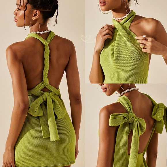 NEW Free People Orchid Convertible Low-Back Mini Dress - Picture 15 of 16